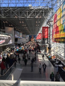 ComicCon at the Javits Center. With a LOT of people.